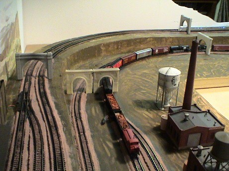 N Scale Layout Scenic Diorama Accessories Double Track Straight Tunnel