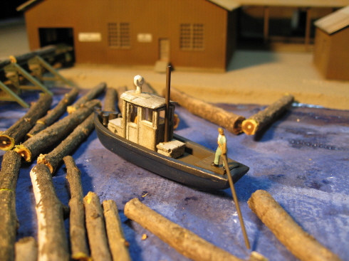 O Scale Fishing Boat